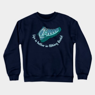 Hiking Boots Crewneck Sweatshirt